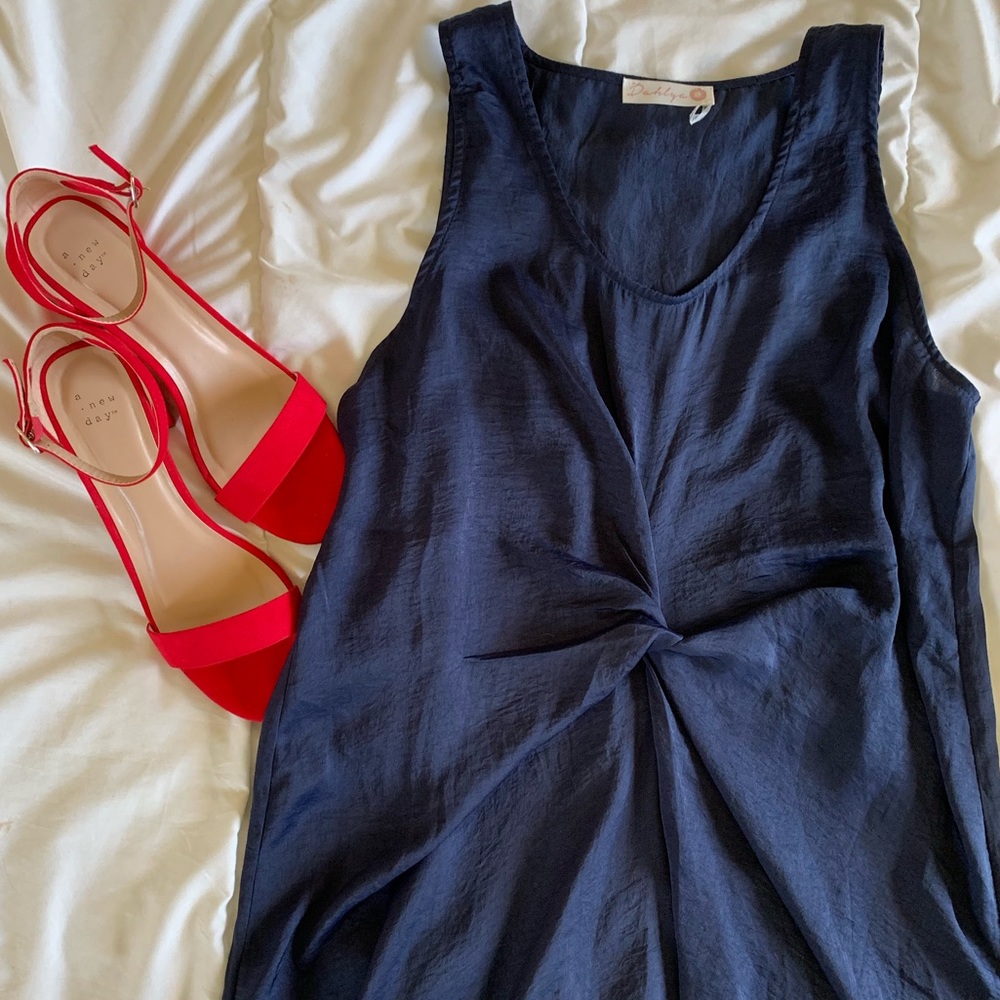 Dahlya navy dress